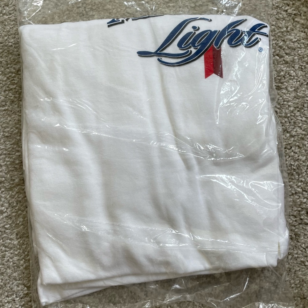NWT - Rare Vintage 90s Michelob Light Beer Logo Promo T-Shirt Size XL